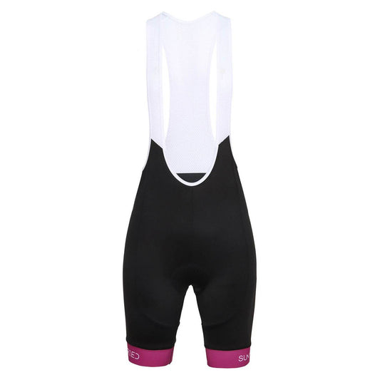 Sundried Fade Pink Women's Bib Shorts L Pink SD0478 L Pink Activewear