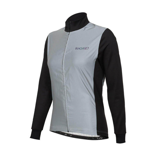 Sundried Hammer Women's Reflective Bike Jacket Cycle Jacket L Black SD0346 L Black Activewear