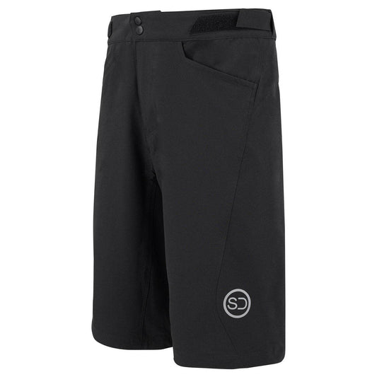 Sundried Huron Men's Mountain Bike Shorts Shorts L Black SD0363 L Black Activewear