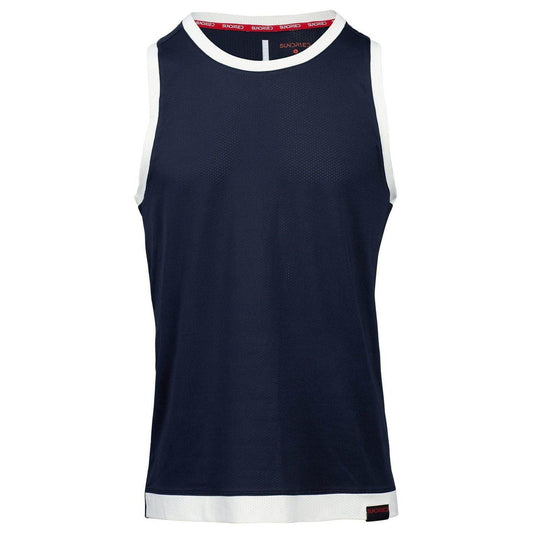 Sundried Legacy Men's Recycled Running Vest Vest L Navy SD0262 L Navy Activewear