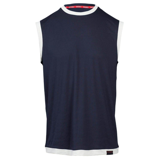 Sundried Legacy Men's Recycled Tank Top Vest L Navy SD0263 L Navy Activewear