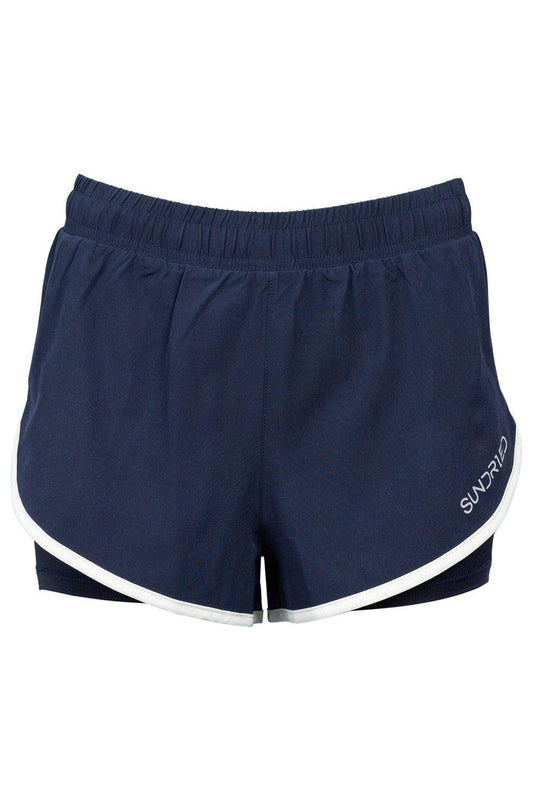 Sundried Legacy Women's Running Shorts Shorts L Navy SD0246 L Navy Activewear