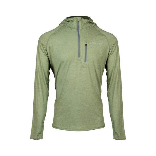 Sundried Men's Huron Hybrid Hoodie L Green SD0356 L Khaki Activewear