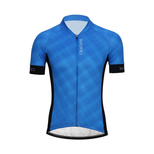 Short Sleeve Cycle Jersey Short Sleeve Jersey L Blue SD0456 L Blue Activewear