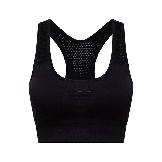 Sundried Power Sports Bra Sports Bra L Black SD0152 L Black Activewear
