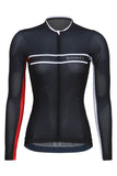 Sundried Pro Women's Black Long Sleeve Cycle Jersey Long Sleeve Jersey L Black SD0500 L Black Activewear Sundried Pro Women's Black Long Sleeve Cycle Jersey Long Sleeve Jersey L Black SD0500 L Black Activewear