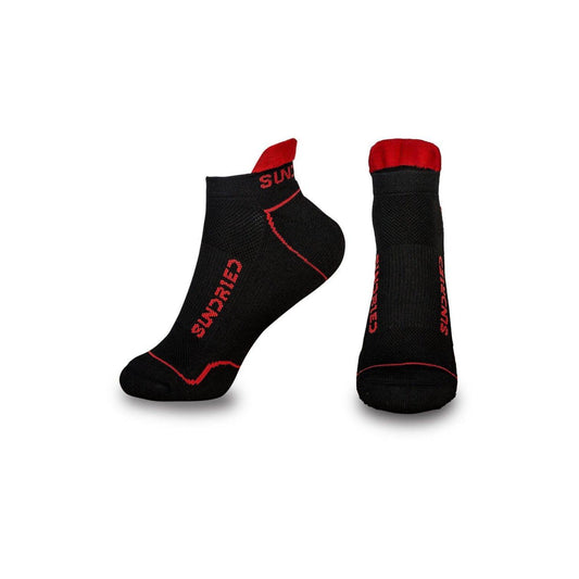 Sundried Recycled Run Socks Running Socks 35-38 Black SD0319 35-38 Black Activewear