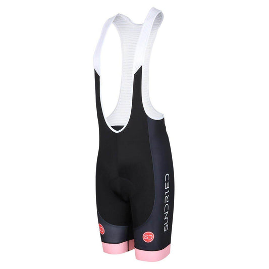 Sundried Rosa Men's Training Bib Shorts L Pink SD0322 L Pink Activewear