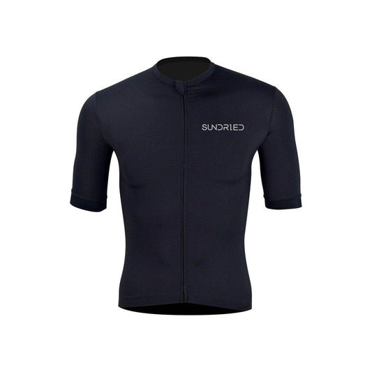 Sundried Stealth Men's Cycle Jersey Short Sleeve Jersey L Black SD0295 L Black Activewear