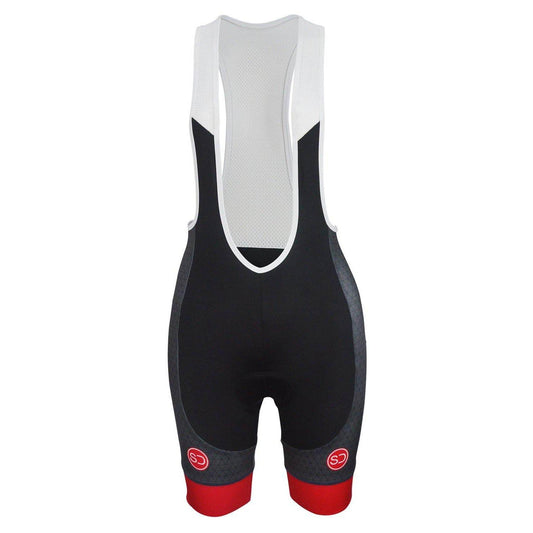 Sundried Summit Women's Padded Bib Shorts Bib Shorts L Black SD0172 L Black Activewear