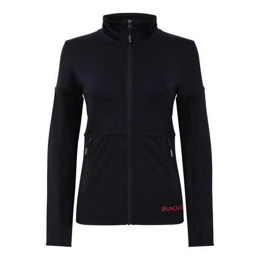 Sundried Threshold Women's Jacket Sweatshirt L Black SD0163 L Black Activewear