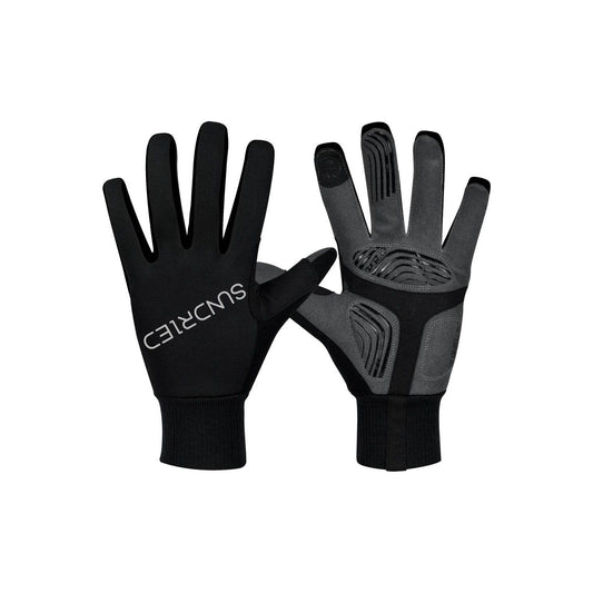 Sundried Touchscreen Winter Cycle Gloves Gloves L Black SD0311 L Black Activewear