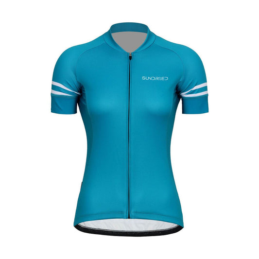 Short Sleeve Cycle Jersey Short Sleeve Jersey L Turquoise SD0486 L Turquoise Activewear