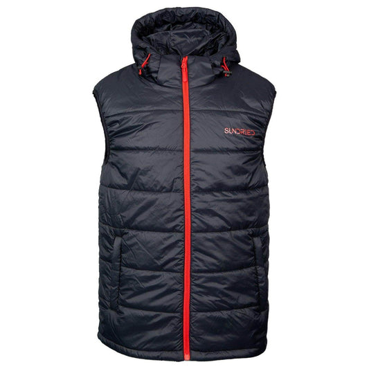 Sundried Women's Recycled Quilted Gilet Jackets L Black SD0309 L Black Activewear