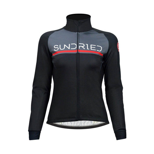 Sundried Zero Women's Thermal Cycle Jacket Cycle Jacket L Black SD0127 L Black Activewear