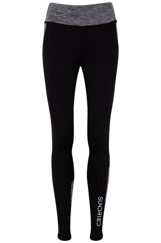 Sundried Elevate Women's Leggings Leggings L Black SD0155 L Black Activewear