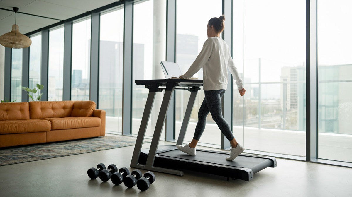 Staying active while working at a desk