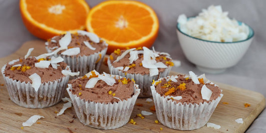 Nutrition Orange Coconut Cupcakes With Cacao Frosting Recipe Sundried Activewear