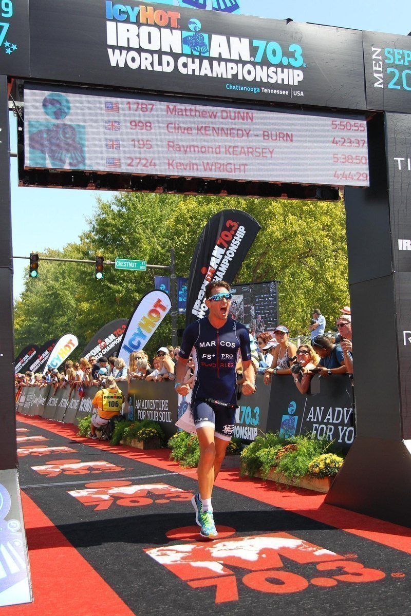 Ironman 70.3 World Championship Finish Line Racing