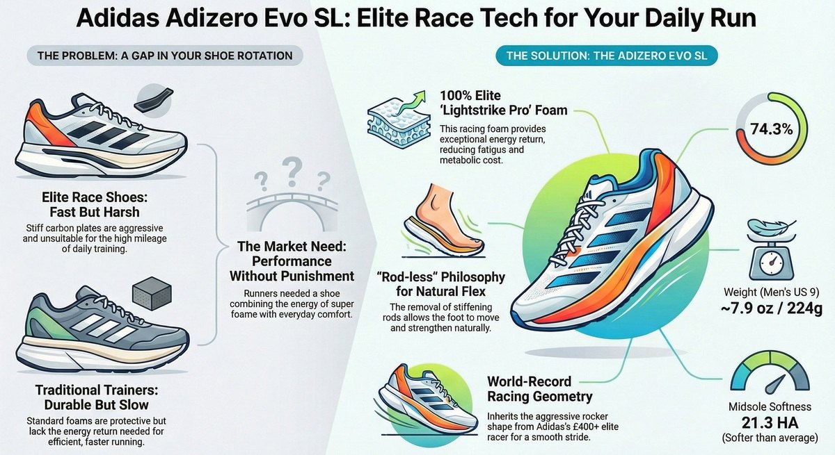 Adidas Adizero Evo SL Key Features