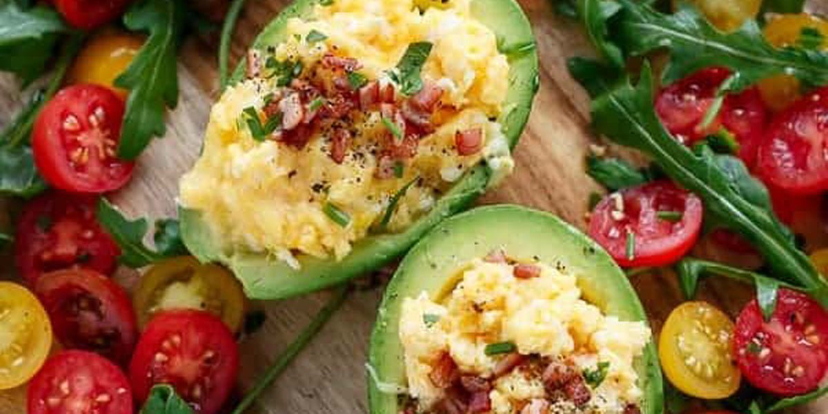 avocado scrambled eggs keto breakfast