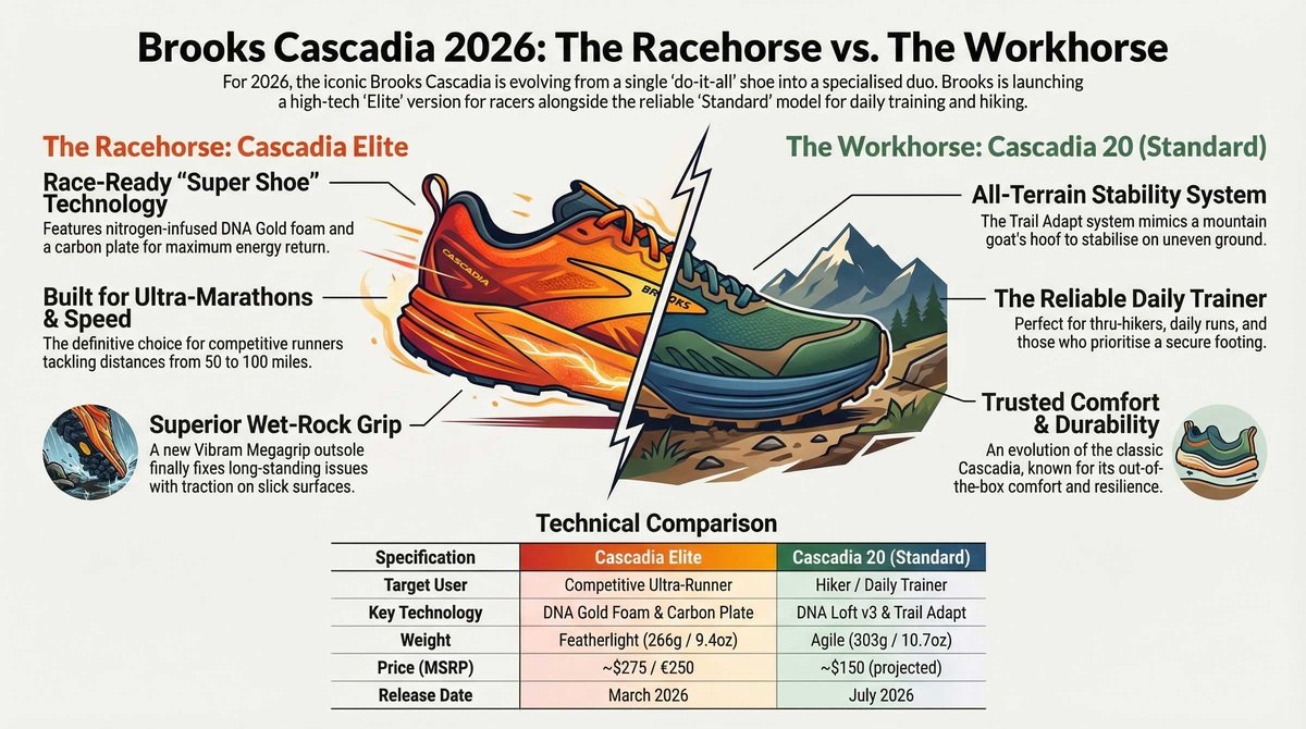 Brooks Cascadia 20 Technical Roundup