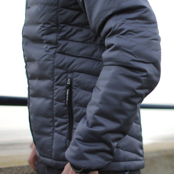 Castelli Meccanico Puffy Jacket Pocket Zippers