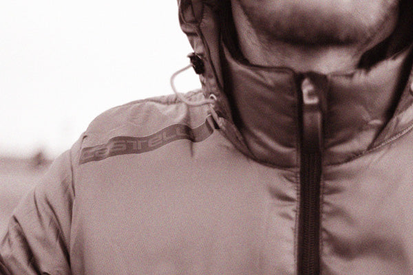 Castelli Meccanico Puffy Jacket Logo on Shoulder
