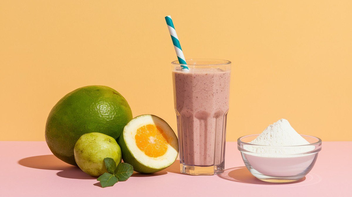 Hide the flavour of collagen with smoothie