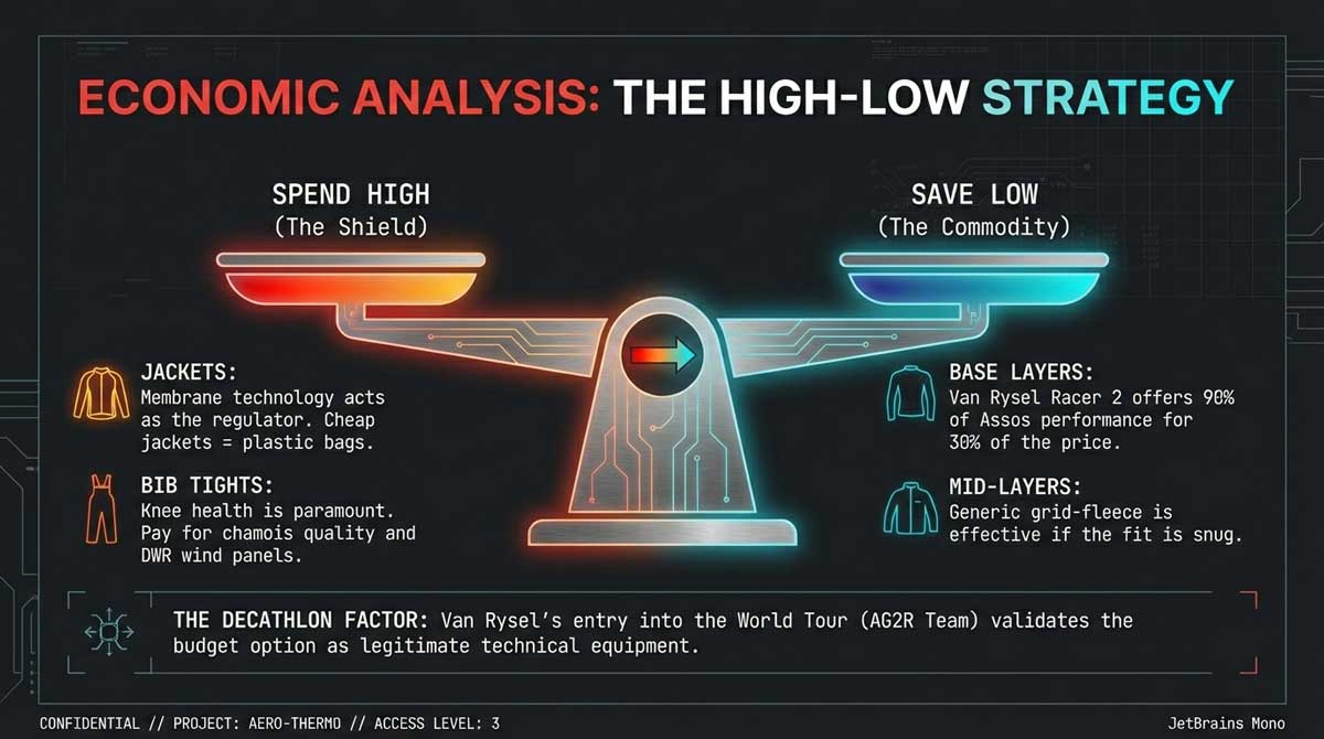 Temperature roadmap for layering from 15C down to sub-zero