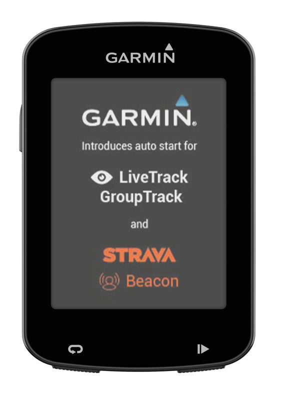 Garmin Edge live track