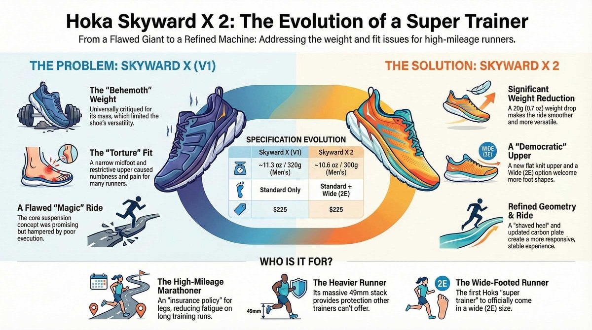 Hoka Skyward X 2 Evolution