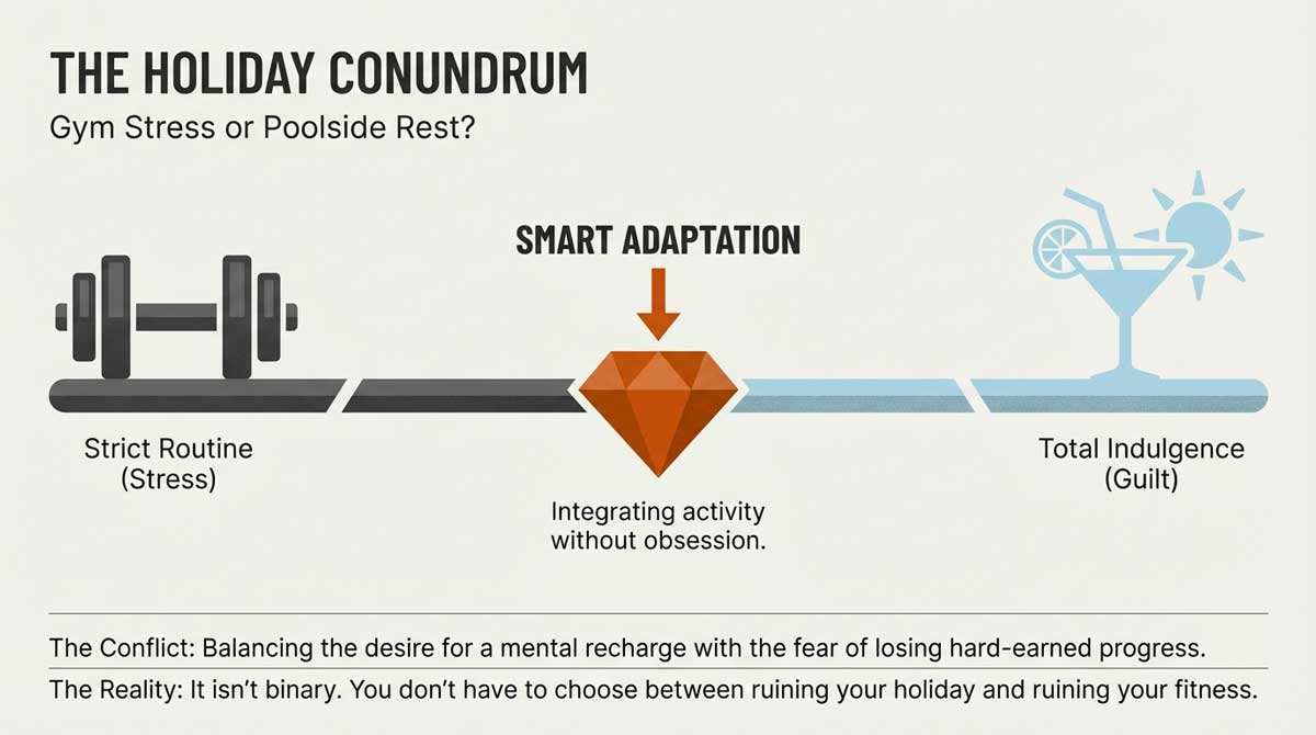 The Holiday Conundrum: Strict Routine vs Total Indulgence vs Smart Adaptation