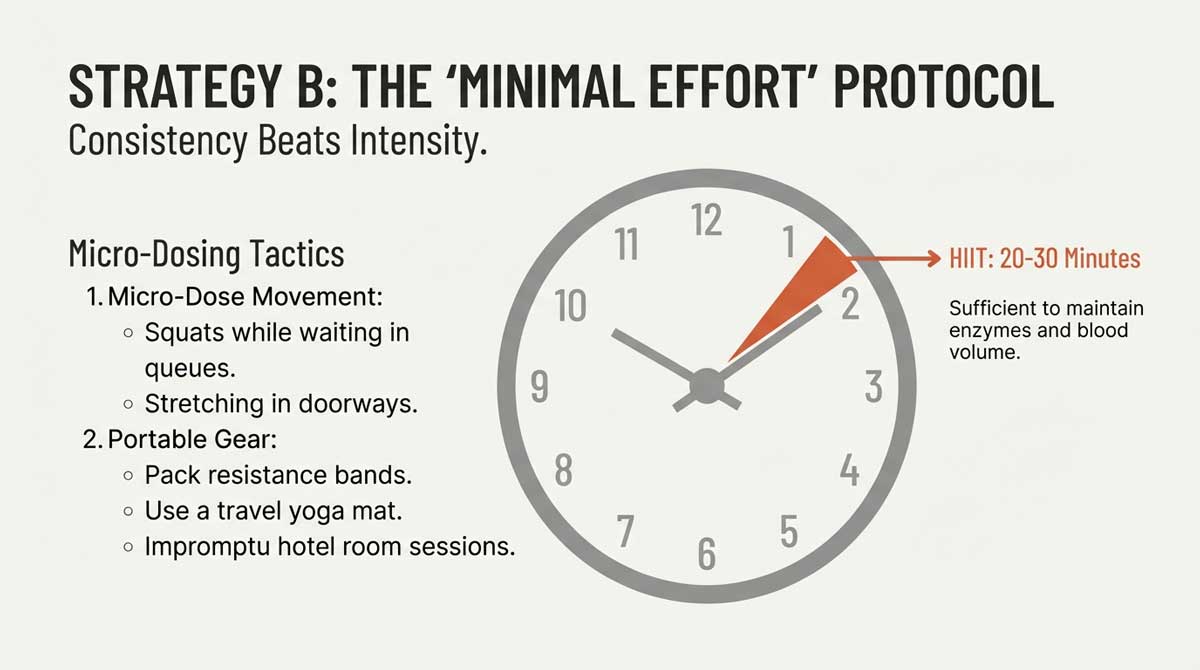Strategy B: The Minimal Effort Protocol and micro-dosing tactics