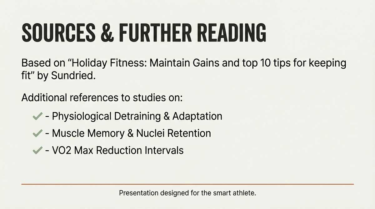 Sources and further reading list