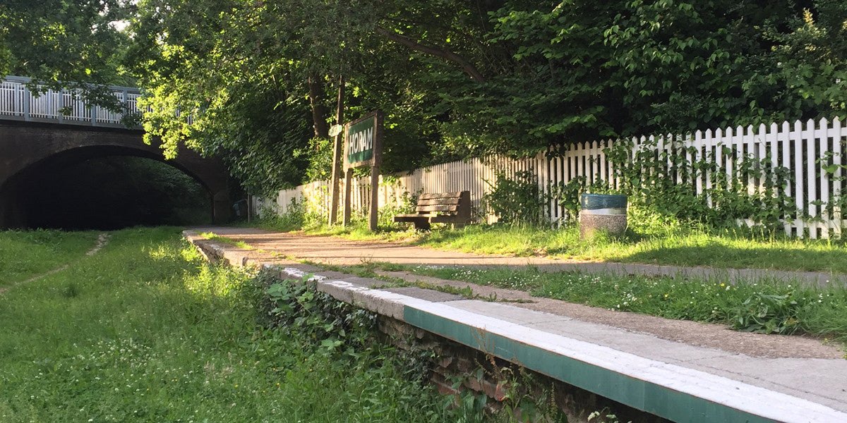 Horam Train Station Cuckoo Trail Cycling Walking Adventure