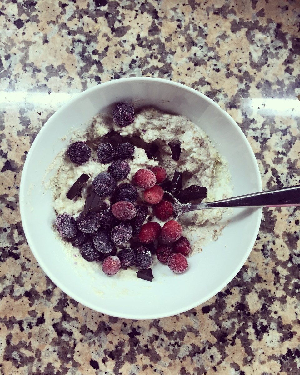 Berries Porridge Chocolate Breakfast Tasty Nutrition