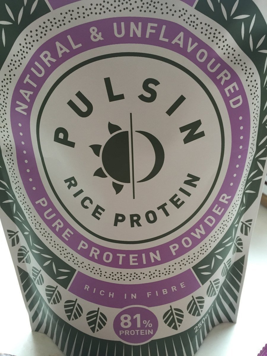 Pulsin rice protein vegan plant based