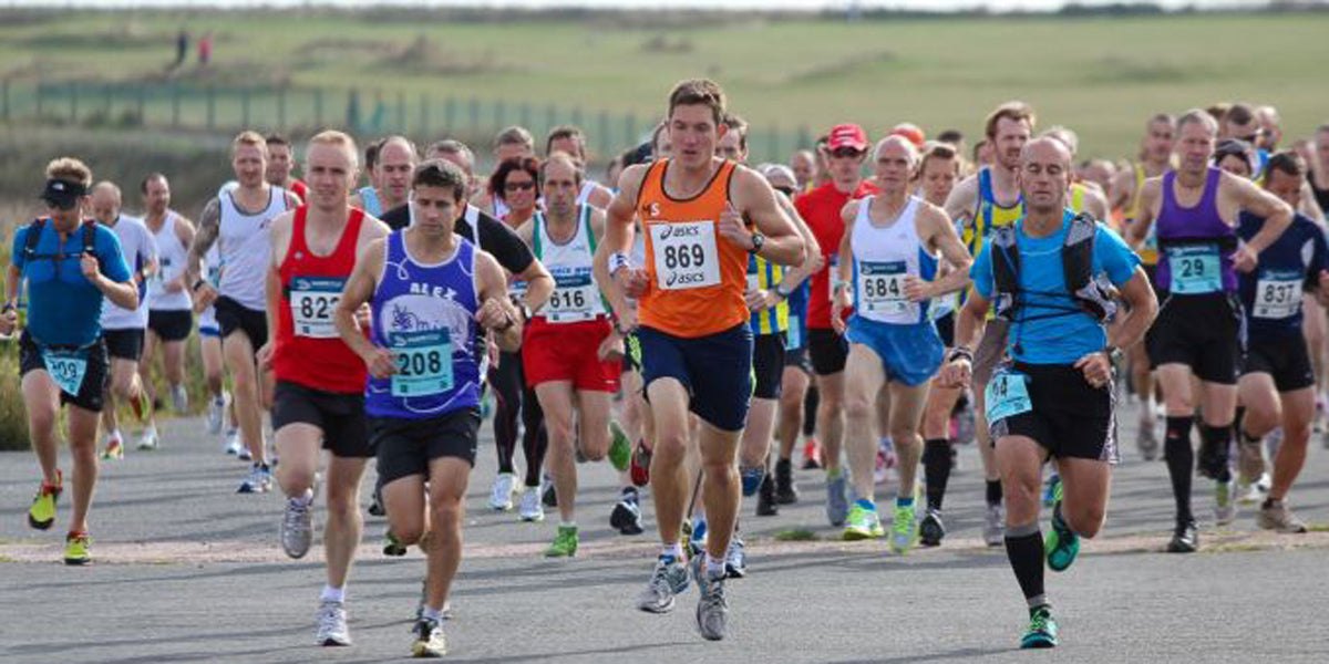 Kent Coastal Half Marathon Running Race Margate