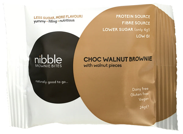 Nibble Protein choc walnut brownie review