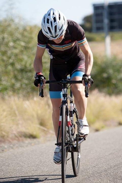 Cycling triathlon race