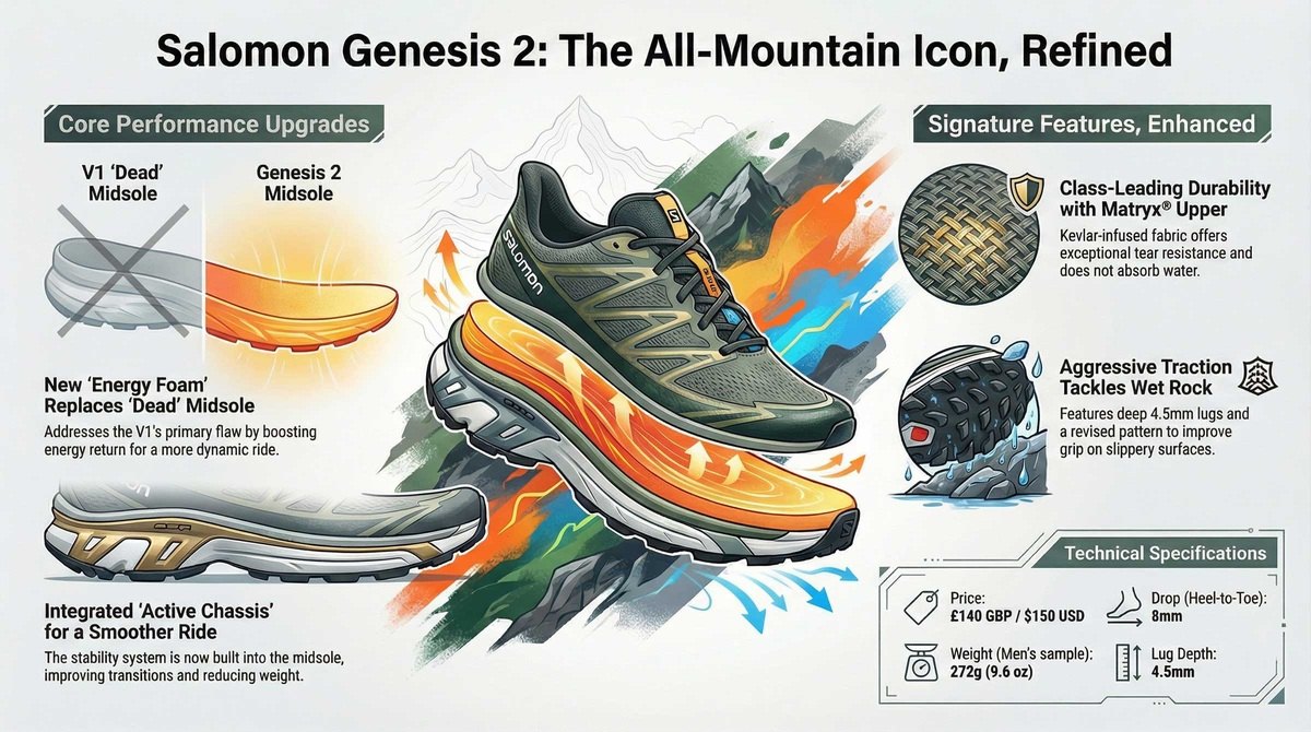 Salomon Genesis 2 Preview Features