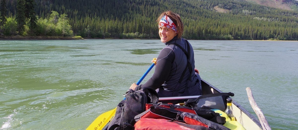 Sarah Outen MBE Adventurer Canoeing Yukon River