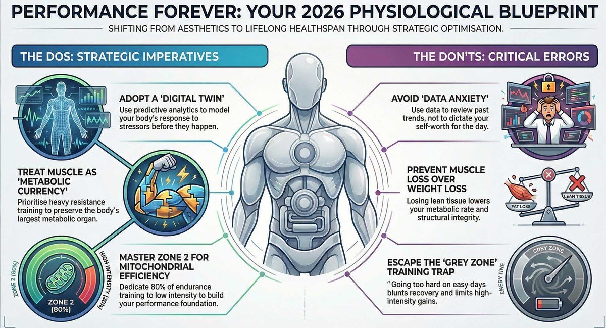 Performance Forever info graphic Tips for Building a body that lasts