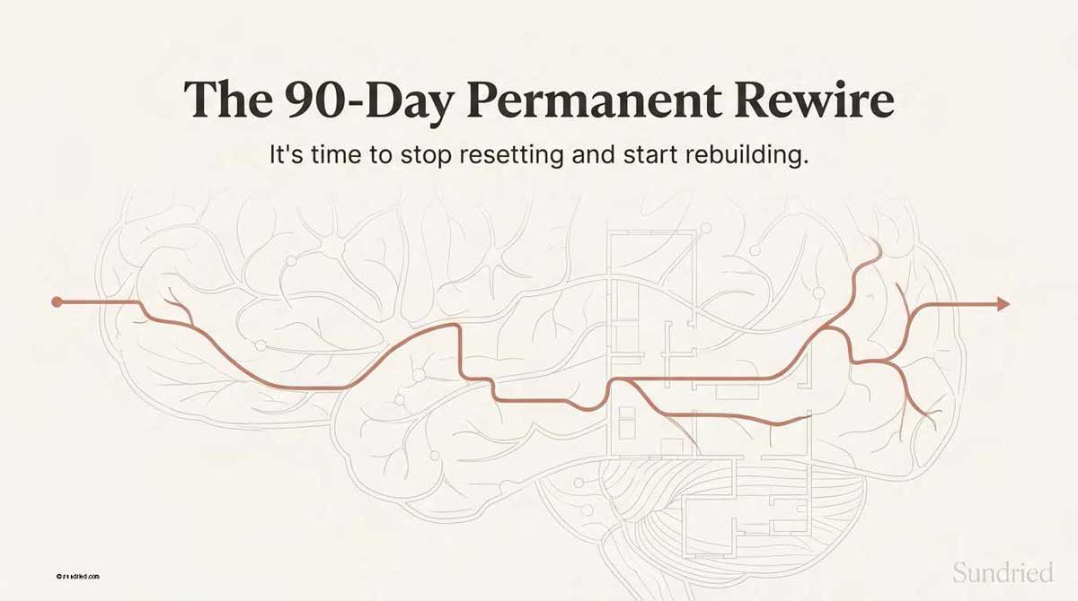 Sundried: The 90-Day Permanent Rewire - Stop resetting and start rebuilding