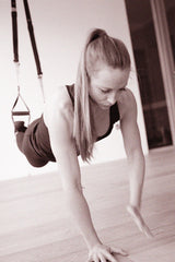 TRX Push Up to Shoulder Tap Lifting Arm