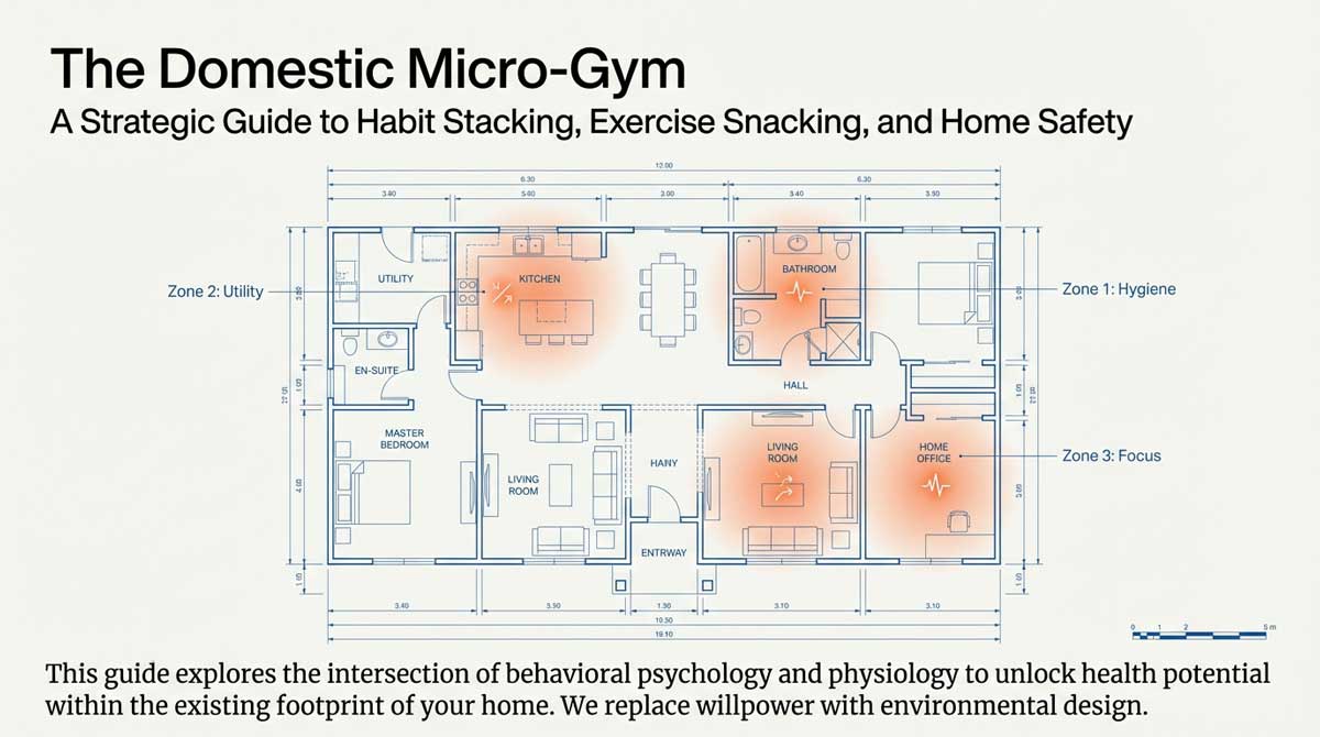The Domestic Micro-Gym: A Strategic Guide to Habit Stacking