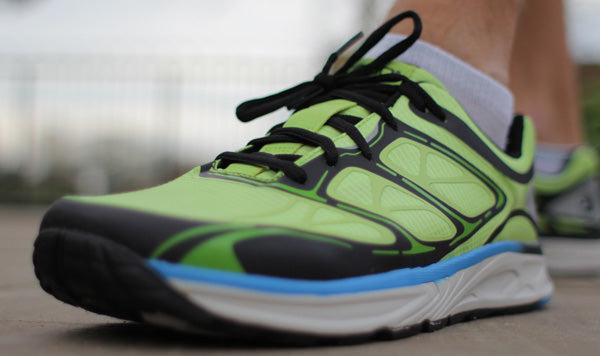 Topo Athletic Fli-Lyte Running Shoe Side Photo Wearing