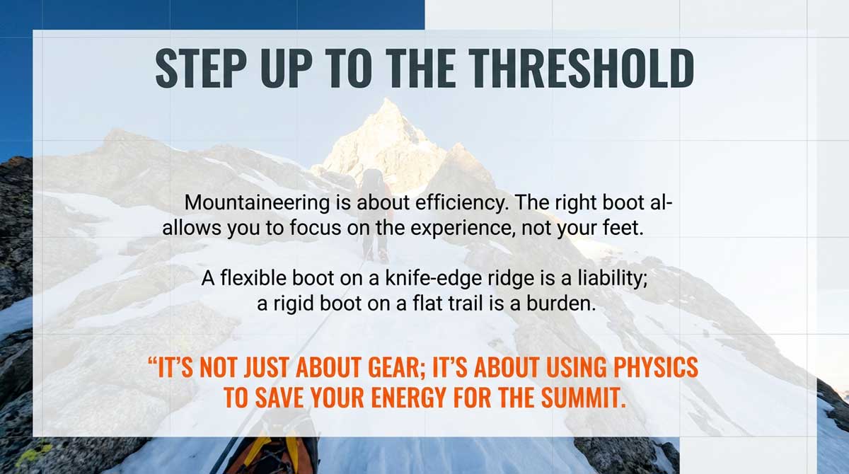 Conclusion slide: Use physics to save energy for the summit
