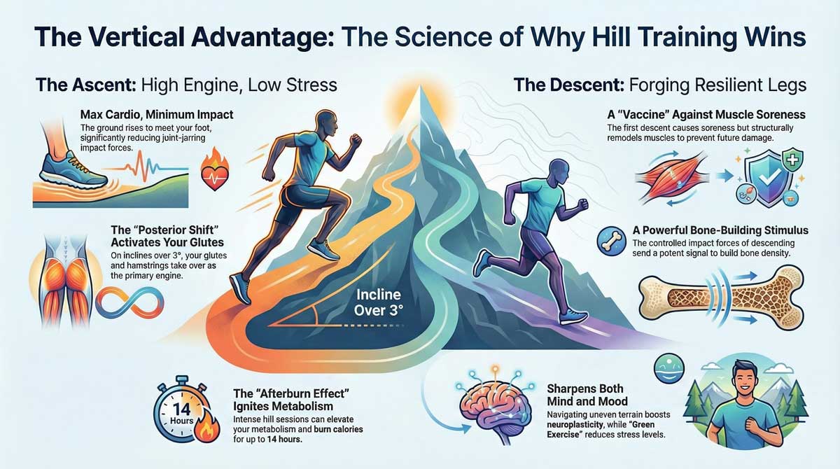 Why the Incline is Your Best Workout. The science of the hill climb